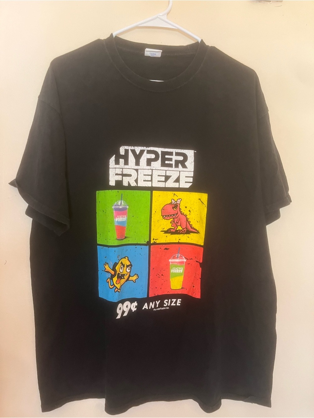 y2k cumberland farms hyper freeze promo shirt xl anime tv commercial